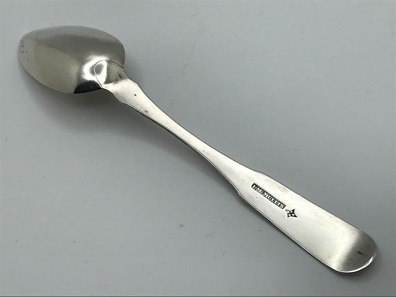 Excellent Coin Silver Spoon Initialed &quot;MAP&quot; by John McMullin, Ca. 1820