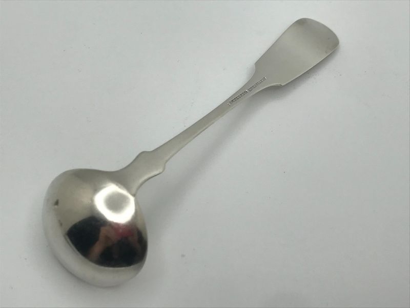 Coin Silver Cream Ladle by Seymour Hoyt of New York City, Ca. 1840