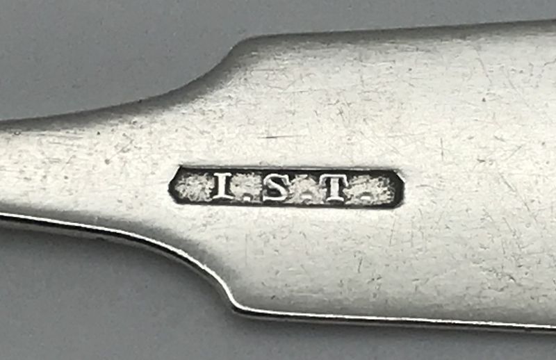 Montpelier, Vermont Coin Silver Spoon by Ira S. Town, Marked &quot;I.S.T&quot;