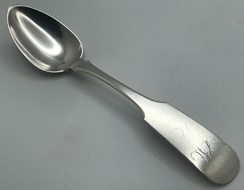 Coin Silver Tablespoon by Edward M. Bartlett - Marked "West Chester"