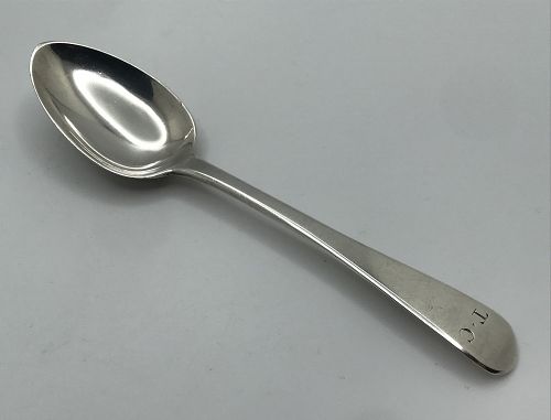 Fine English Sterling Silver Teaspoon, London 1838 w/No Maker's Mark