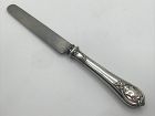 19th Century French 950 Silver and Steel Table Knife, 8 1/8"