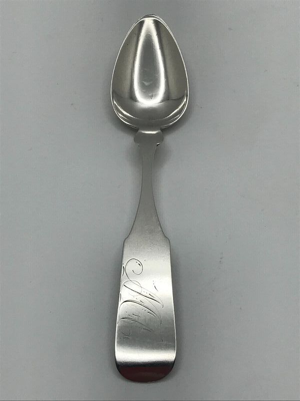 Extremely Rare 1830s Teaspoon by Orrin N. Sage of Erie, PA