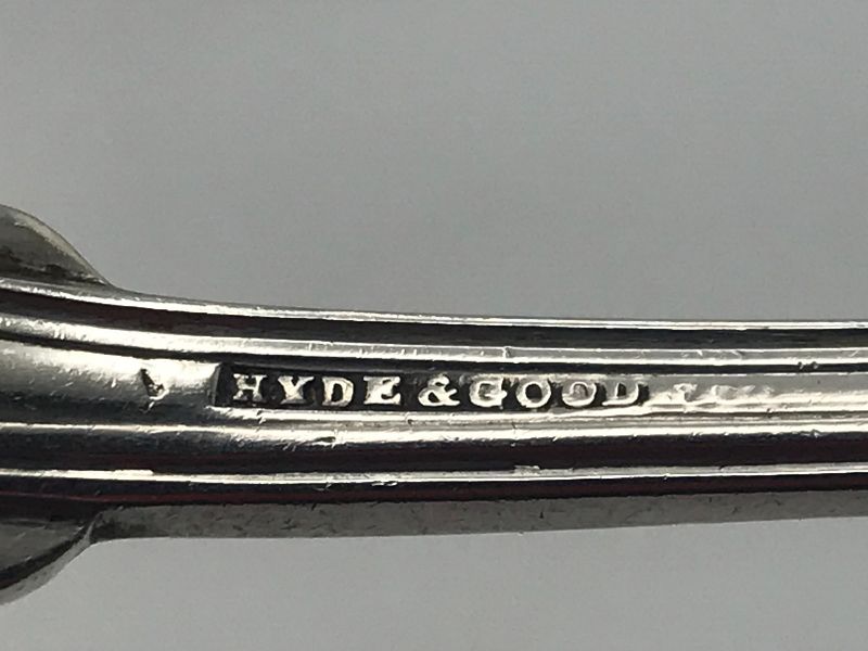 Fiddlethread New Orleans Coin Silver Teaspoon by Hyde &amp; Goodrich