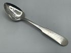 Hagerstown, Maryland Coin Silver Spoon Ca. 1815 by Henry Biershing