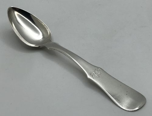 Good Baltimore Coin Silver Spoon with Variant Samuel Kirk Marks