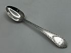 Nicely Decorated Late 18th Cent. Coin Silver Spoon by Matthias Lamar