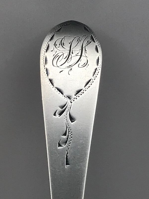 Fine Philadelphia or Charleston Teaspoon Ca. 1793-1813, J. B. Dumoutet