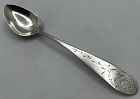 Late 18th Century New York City Coin Silver Spoon by John Sayre
