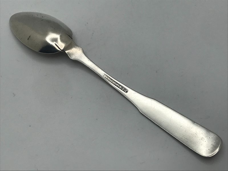 Southern Coin Silver Teaspoon by Charles A. Burnett of VA and DC