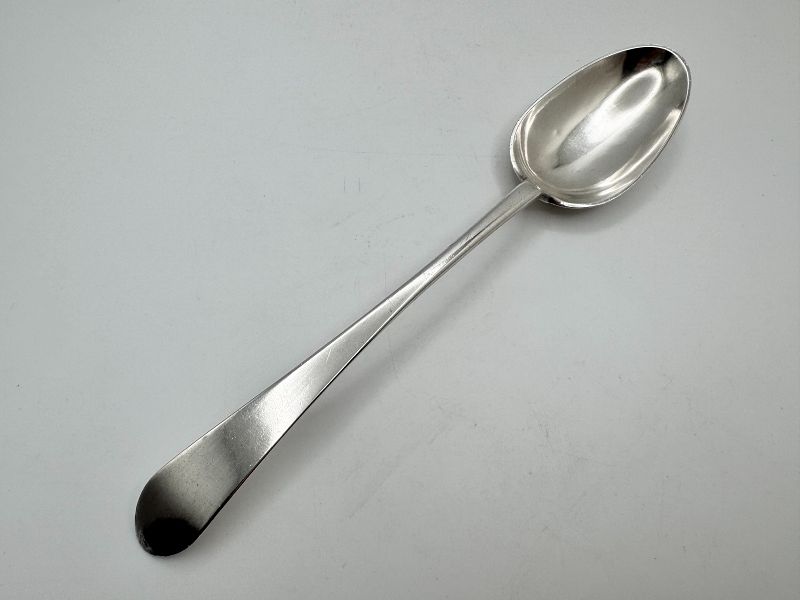 A Superb Ca. 1780s Birdback Tablespoon Marked &quot;I*M&quot; Twice