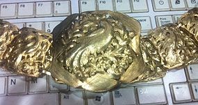 Straits Silver Gilt Belt