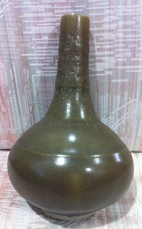 Olive Green Celadon Vase