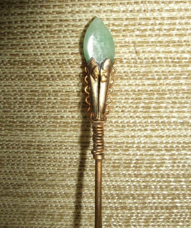 Qing Dynasty Noble lady's gilt silver hairpin