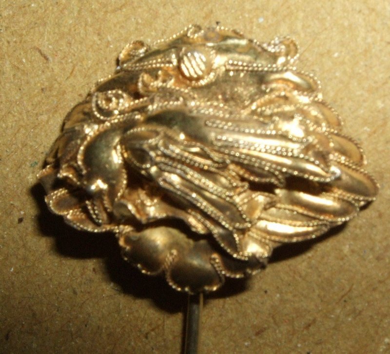 Chinese Gilt hairpin from late Qing