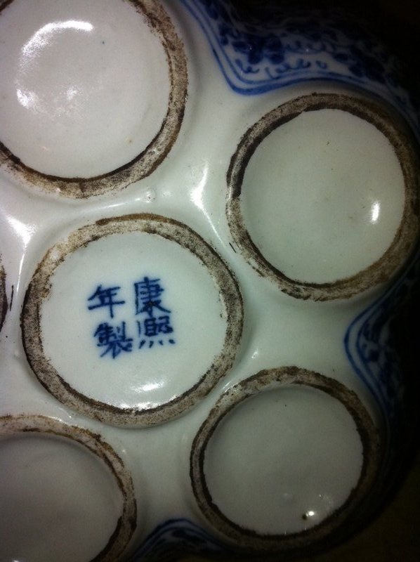 Chinese blue and white porcelain tulip vase