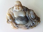 Chinese Soap stone Laughing Buddha
