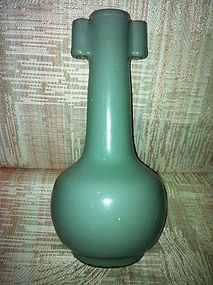 A Chinese celadon arrow vase