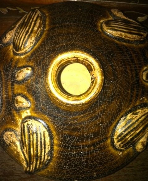 Song Brown glaze frog vessel