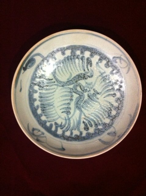 Chinese Ming Dynasty Chilong dish