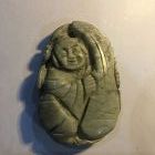 Chinese jadeite carving of a boy
