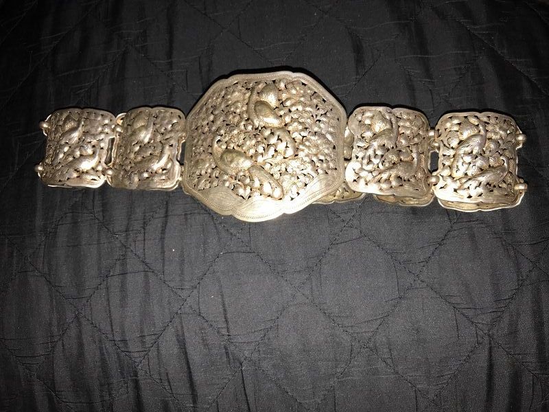 Peranakan Silver belt