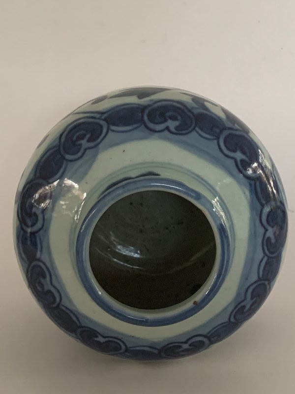 Ming blue and white jar