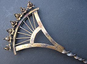 Indonesian Gilt Bronze Hairpin