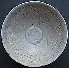 Sung Green Glaze Celadon Carve Bowl