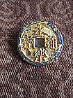Antique Chinese Ming Coin Tie Brooch Pin