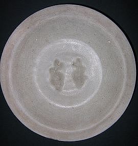 Sung Twin Fish Celadon Plate
