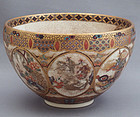 Satsuma earthenware tea bowl by Meizan