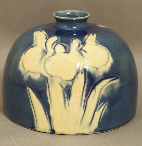 Japanese Awaji pottery vase