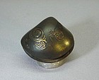 19TH C. JAPANESE LACQUERED WOOD NETSUKE