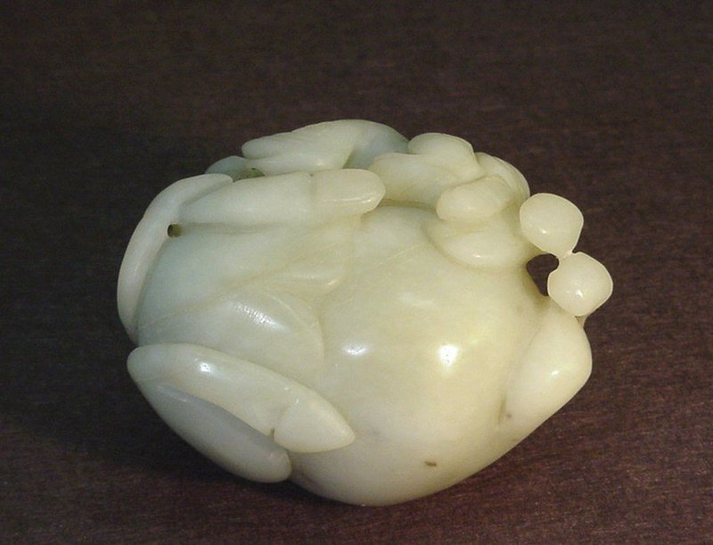 CHINESE JADE CARVING OF A WATER BUFFALO AND BOY