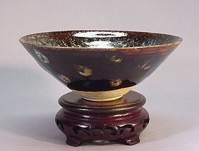 JAPANESE TENMOKU STYLE CHAWAN (TEA BOWL)