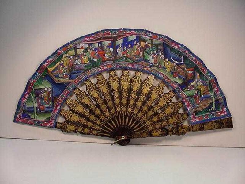 Paper and Lacquer Fan