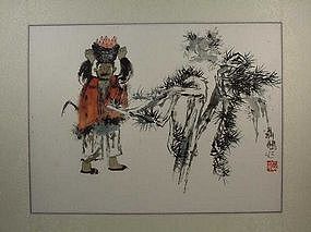 Chinese Brush Painting by NIE OU
