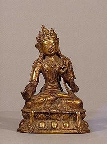 Gilt Bronze Buddha