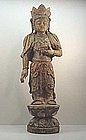 Chinese Wood Guan Yin