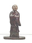 JAPANESE EDO PERIOD POTTERY FIGURE