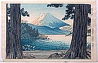 Japanese Woodblock Print by Kasamatsu Shiro