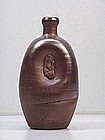Japanese Pottery Bizen Tokkuri(Sake Bottle)