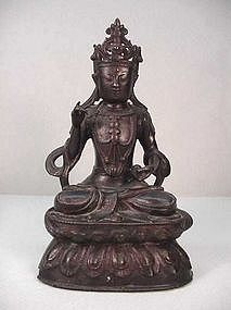 Nepal 18th Century Bronze Buddha Statue