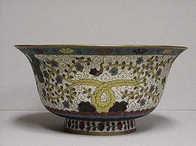 19th Century Japanese Cloisonne Bowl