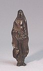 JAPANESE NETSUKE: OLD WOOD SAGE