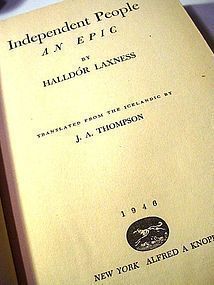Independent  People An Epic~Halldor Laxness~1946