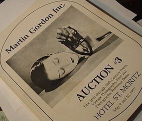 M. Gordon Catalog Auction # 3 Fine Prints + Photos 5/77
