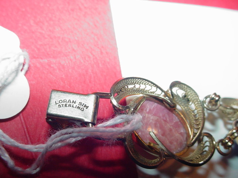 LORAN SIM ~ Gilt Silver Filigree Scarab Bracelet