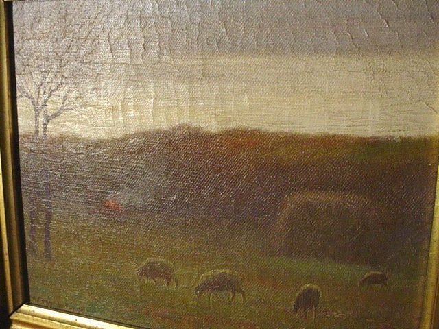 A Pastoral Scene ~  Hiram Peabody Flagg (1859-1937)  O/C